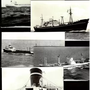 Old 5x Postcards Ships