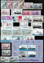 Saint Pierre and Miquelon year Ships stamps