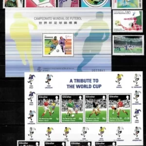 Soccer – World Cup France 1998 postage stamps