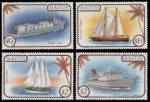 St. Kitts 1985 Ships postage stamps set