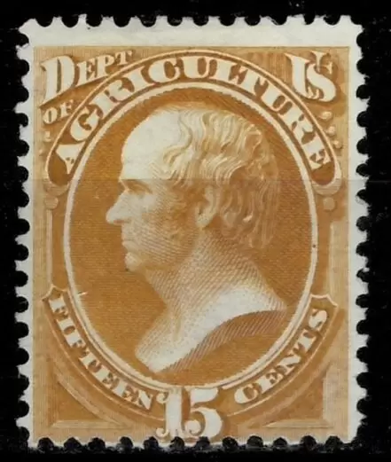 USA Official year 1873 / 15c - Agriculture/ Webster