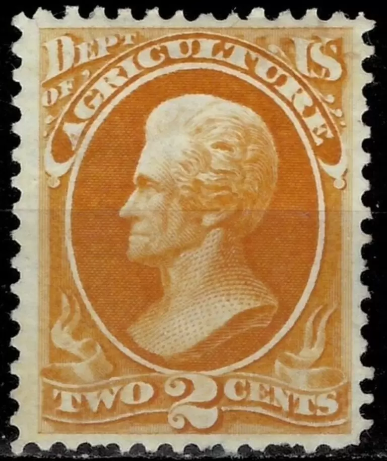 USA Official 1873 / 2c Jackson Agriculture - Scott O2 / $ 240