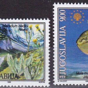 Yugoslavia year 1998 - Flora & Fauna / European Nature Conservation Year MNH set