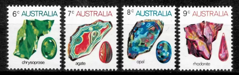 Australia 1973 Minerals Set MNH stamps