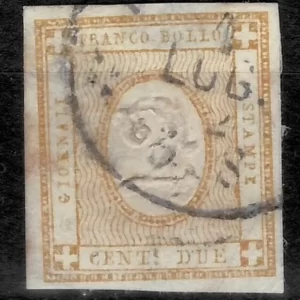 Italy kingdom 1862 2c V. Emmanuel II Used stamp