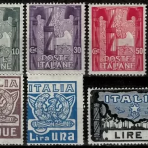 Italy year 1923 stamps - March of the Fascisti on Rome