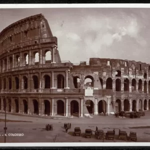 Italy year 1938 Postcard Rome Cancel "FVHRER E DUX"