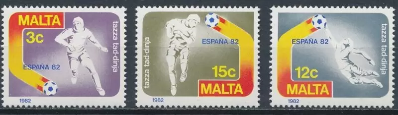 Malta year 1982 - World Football Championship in Spain MNH ** stamps