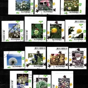 Slovenia 2014 Personalized stamps Nature -Flora Flowers CTO / Used