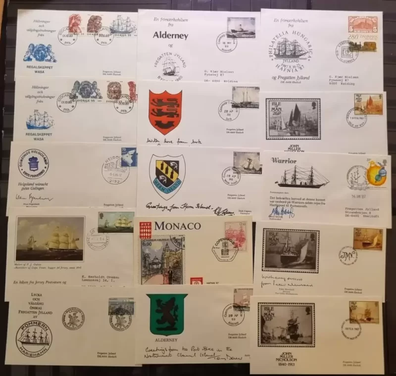 Worldwide FDC Ships / Frigate Jylland / FDC collection