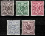 Wurttemberg stamps 3 pf/ 50 pf year 1875/1890 ☀ MLH (*)