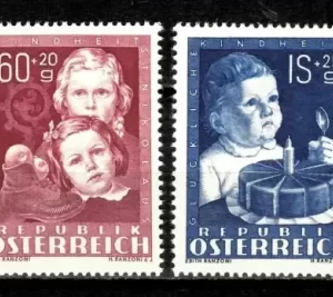 Austria 1949 Commemorate Child Welfare "Happy Childhood"