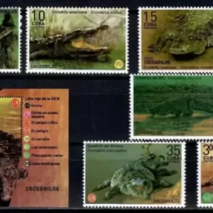 Cuba year 2020 stamps / Cuban Crocodiles. full set MNH (**)