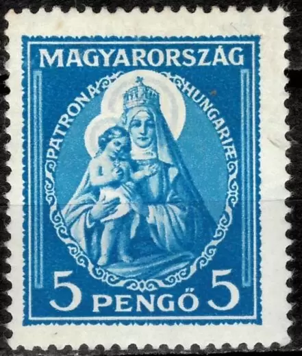 Hungary year 1932 stamp / Madonna and Child 5p / MNH**