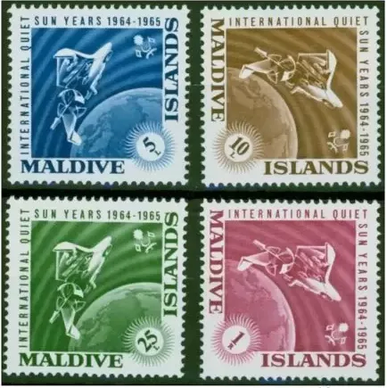 Maldives 1965 Space / International Quiet Sun Years