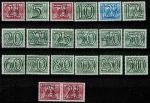 Netherlands year 1940 stamps - Numerical set CV 200 eur - MNH