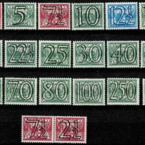 Netherlands year 1940 stamps - Numerical set CV 200 eur - MNH