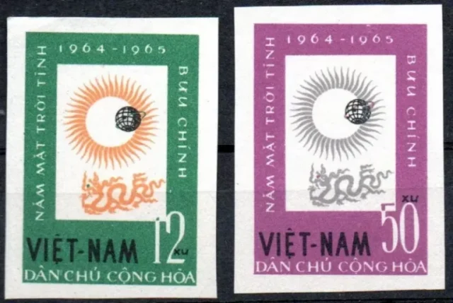 North Vietnam year 1964 space complete stamps set