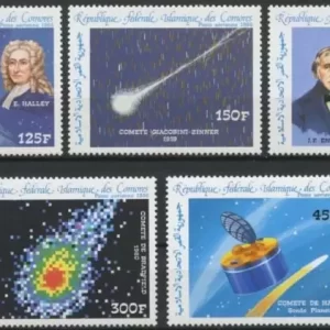 Rep. des Comores 1986 stamps Space Halley´s Comet