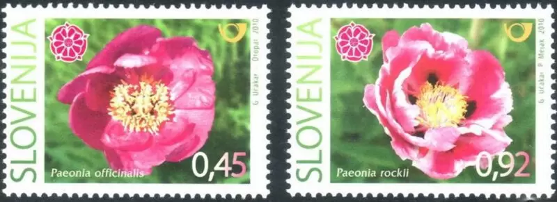 Slovenia 2010 Flora - Flowers postage stamps