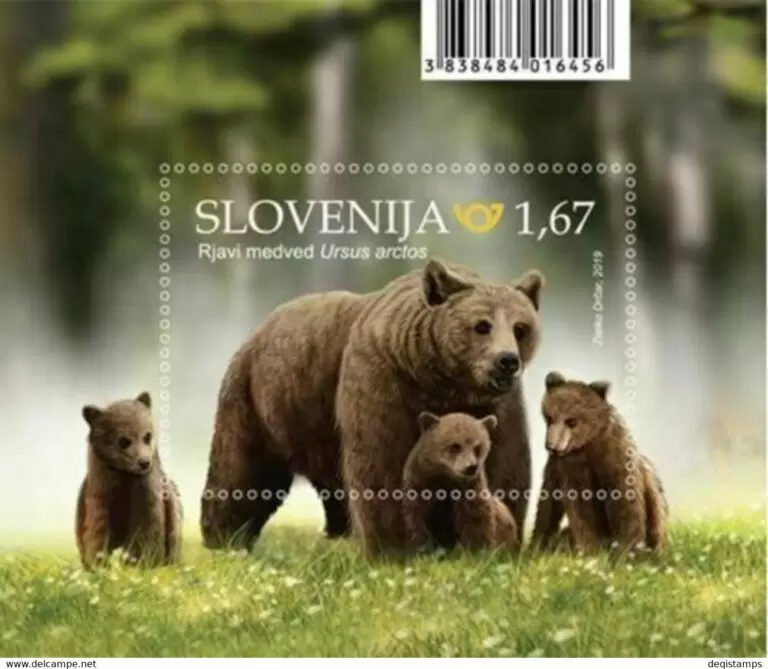 Slovenia 2019 Animals Brown Bear MSS MNH New Unused