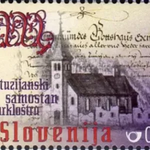 Slovenia year 2010 stamp Architecture - Monastery of Carthusian