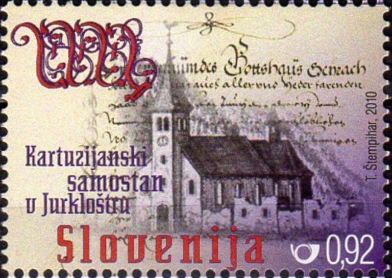 Slovenia year 2010 stamp Architecture - Monastery of Carthusian ☀ MNH**