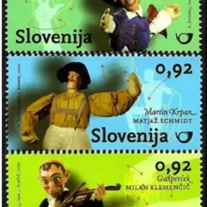 Slovenia year 2010 stamps Slovenian Puppet theatre set