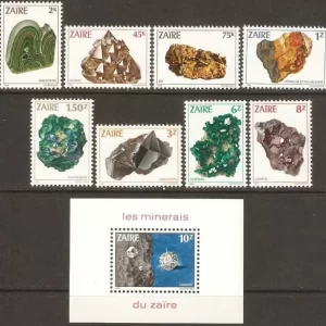 Zaire / Congo year 1983 stamps Minerals MNH**