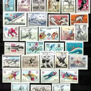 Austria 1960/1990 MNH Sport stamps