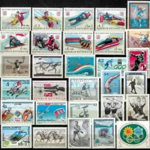 Austria 1960/1990 MNH Sport postage stamps