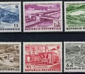 Austria year 1962 stamps - Nationalized Power Industries MNH (**)