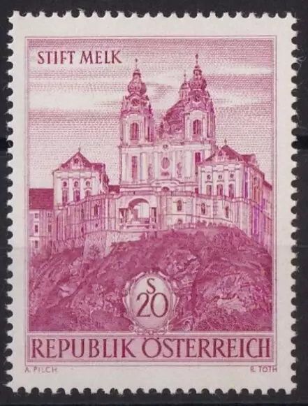 Austria year 1963 stamp Architectural Monuments in Austria