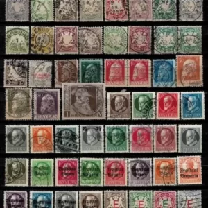 Old Germany / Bavaria Bayern stamps 1870/1916 Used collection