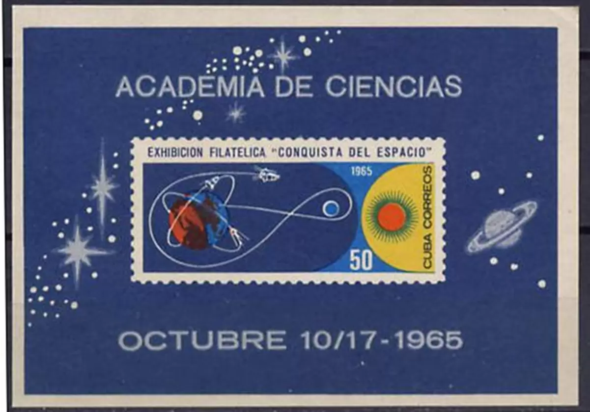 Cuba 1965 Space, International Year of the Quiet Sun stamp