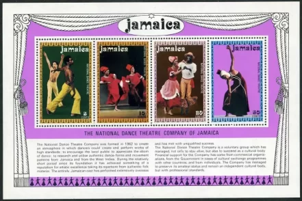 Jamaica 1974 stamps National Dance Theatre full set