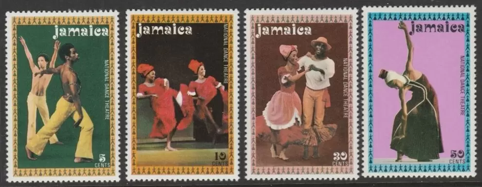 Jamaica 1974 stamps National Dance Theatre full set