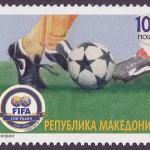 Macedonia 2004 100 years Anniversary, Football, Soccer MNH**