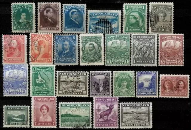 Newfoundland year 1868/40 stamps Used set