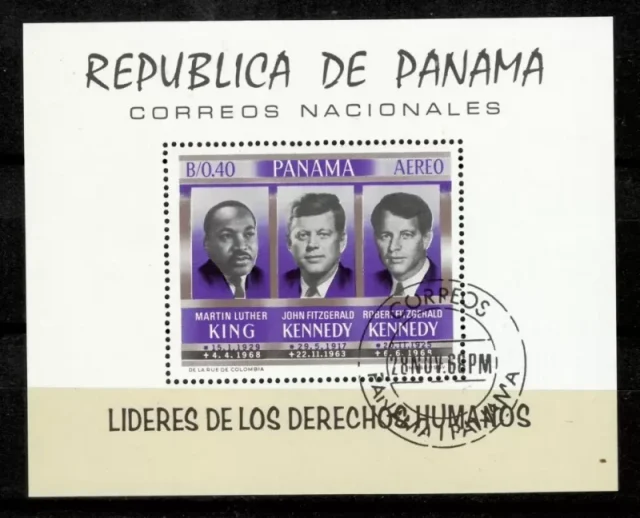 Panama 1968 stamps Human Rights, King, Kennedy