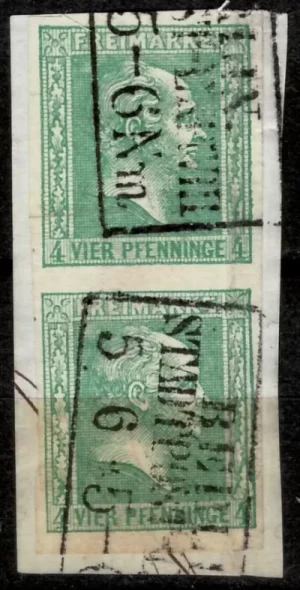 Prussia / Preussen year 1856 stamps - 4 Sgr Used cut