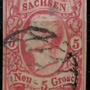 German State Sachsen/Saxony 1856 Michel Nr. 12