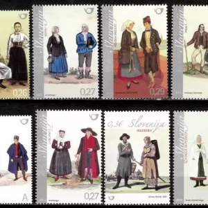 Slovenia year 2006/2016 stamps Slovenian Cultural Heritage - Folk costumes MNH