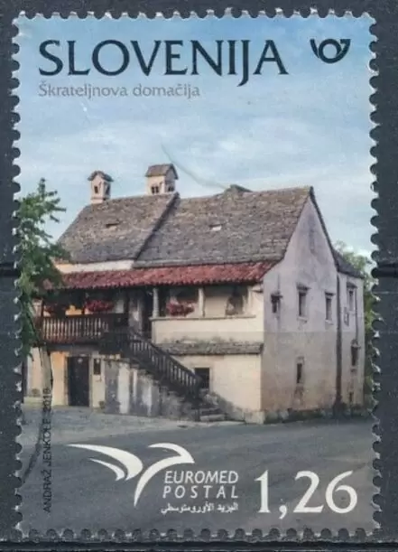 Slovenia year 2018 stamps - Architecture - Houses in the Mediterranean