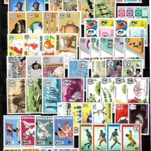Swaziland year 1970/80 stamps ☀ New / MNH collection of stamps