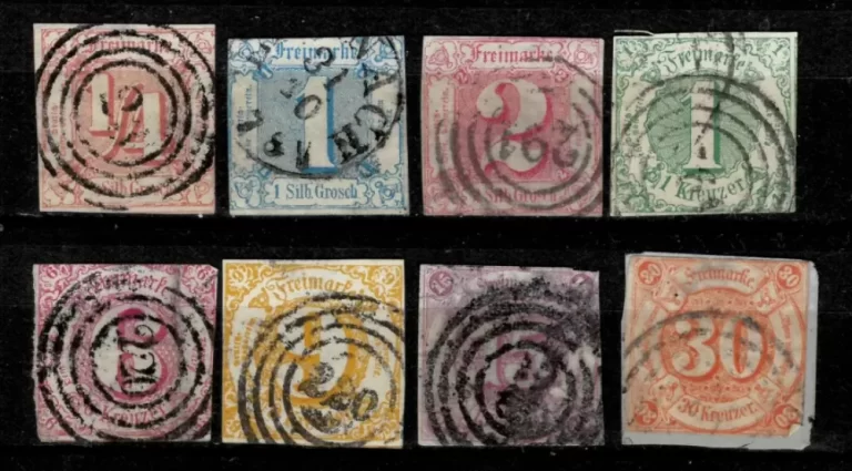 German States Thurn and Taxis 1859/61 stamps