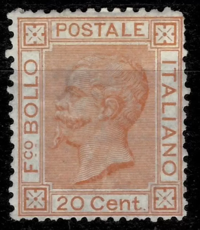 Italy stamp 20c 1877 year