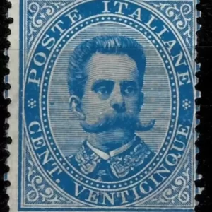 Italy year 1879 25c