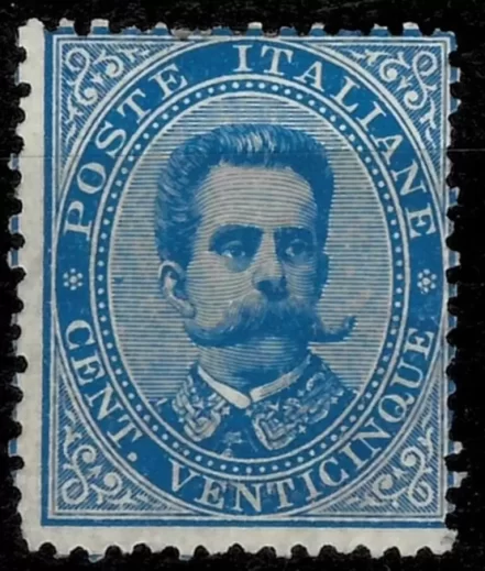 Italy year 1879 25c