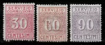 Italy year 1913 stamps – Servizio Commissioni